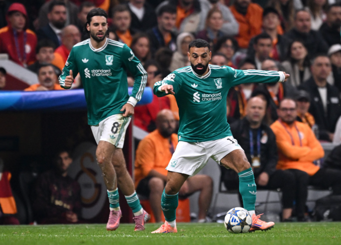 Mohamed Salah dự bị và vào sân trong hiệp hai, nhưng không để lại nhiều dấu ấn. Ảnh: Liverpool FC