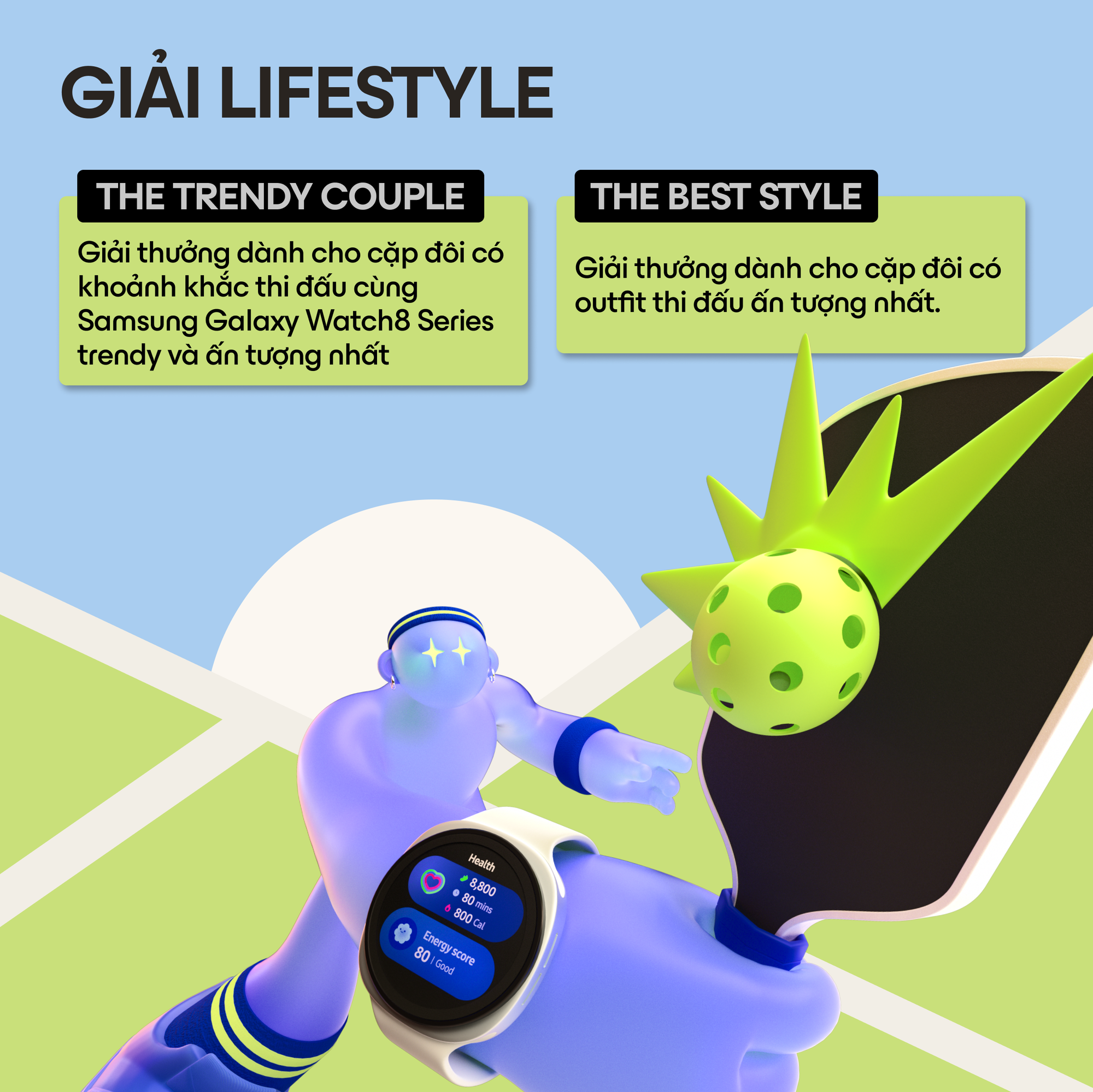 Hé lộ loạt giải thưởng cực hấp dẫn và siêu trendy của Fancy Pickleball #withGalaxy- Ảnh 2.