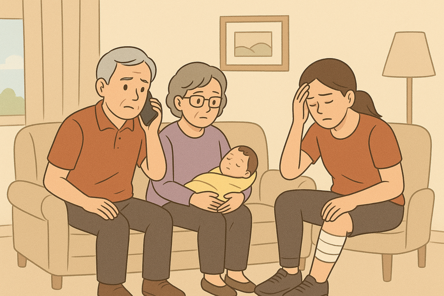 Vợ chồng trẻ mê pickleball rồi chấn thương, ông bà U70 “gánh team” chăm cả con lẫn cháu- Ảnh 3.