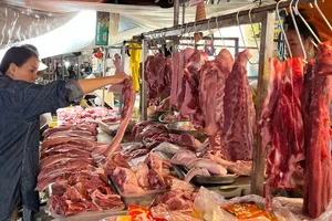 Giá heo hơi liên tục giảm mạnh 