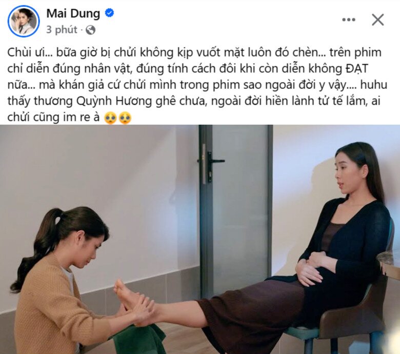Bella Mai lên tiếng sau khi bị khán giả nhận xét trong phim sao ngoài đời y vậy.