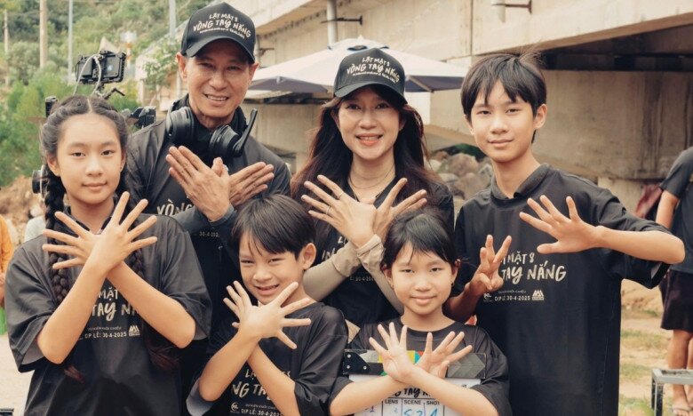 Lý Hải và Minh Hà cho các con đóng phim điện ảnh từ sớm.