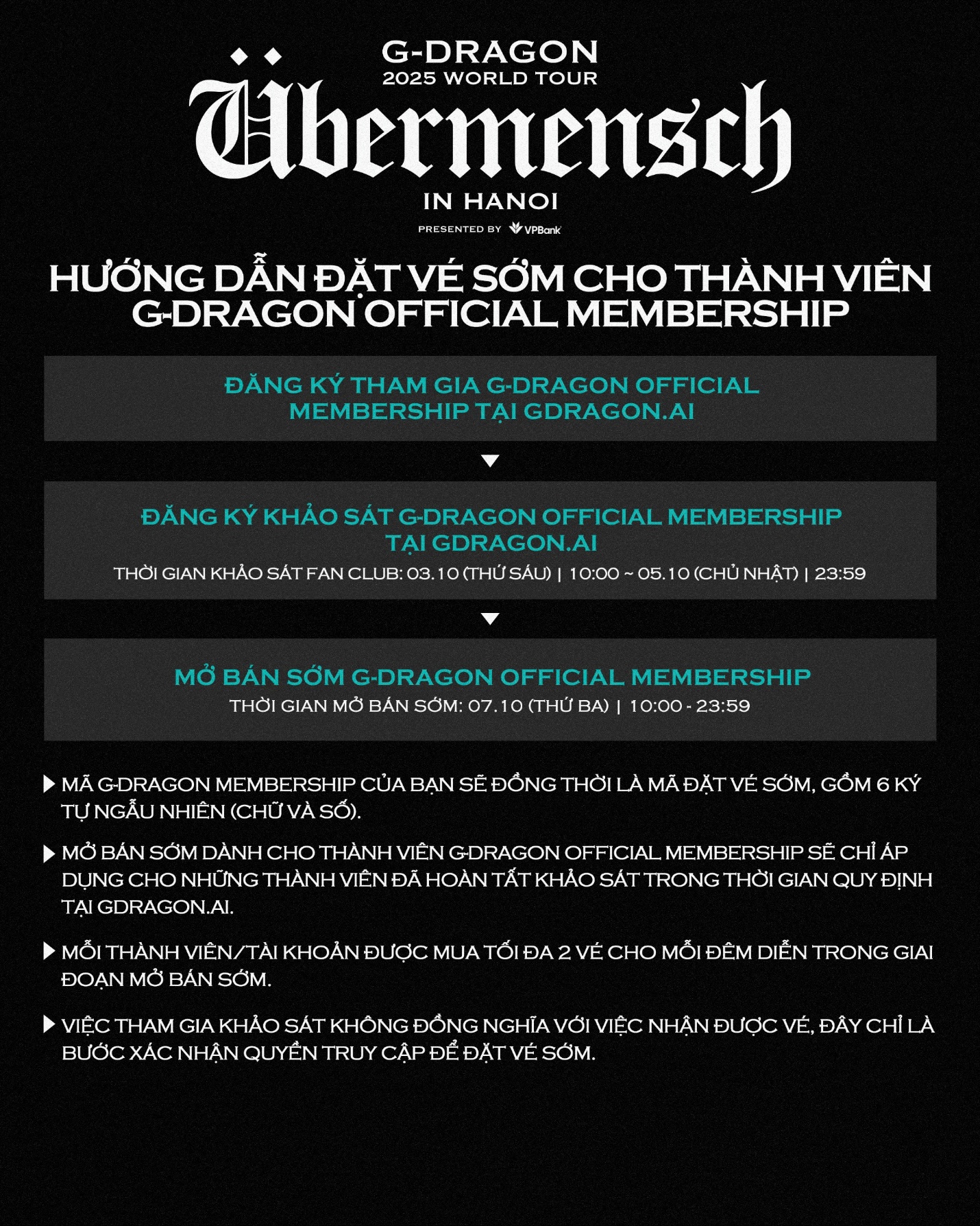 G-DRAGON 2025 WORLD TOUR [Übermensch] biểu tượng toàn cầu chính thức trở lại với chuyến lưu diễn được mong chờ bậc nhất tại các thành phố lớn - Ảnh 5.