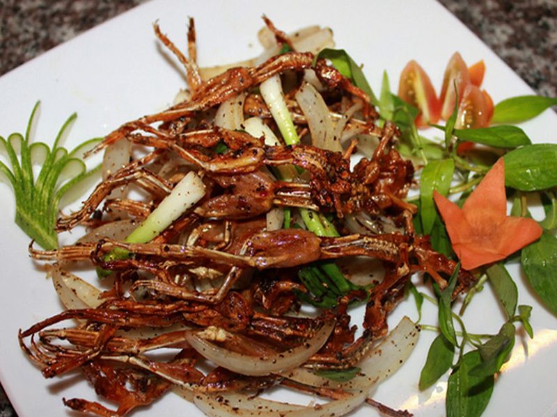 Những món đặc sản miền Tây nhất định phải thử, có món ăn độc lạ, nghe tên đã thấy thèm 4 Khô nhái đặc biệt