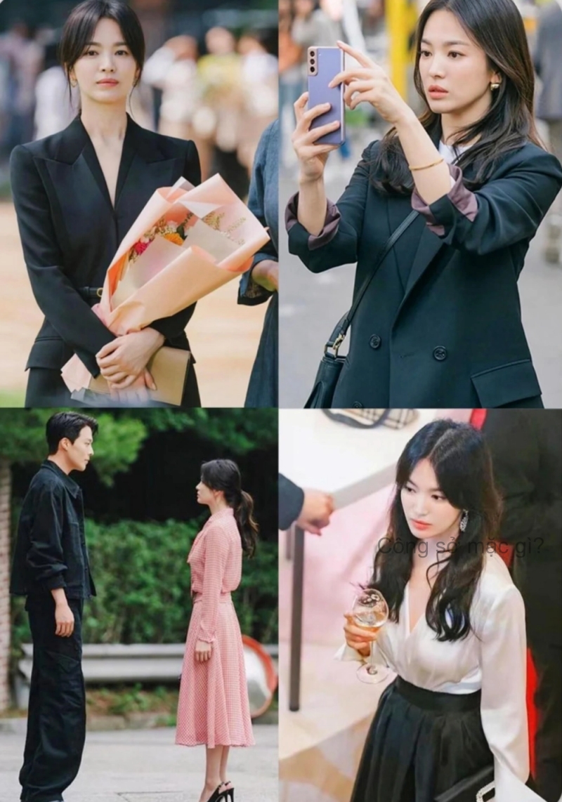 43 tuổi, Song Hye Kyo chứng minh: Tủ đồ chỉ cần ít màu, ít họa tiết là đủ sang- Ảnh 6.