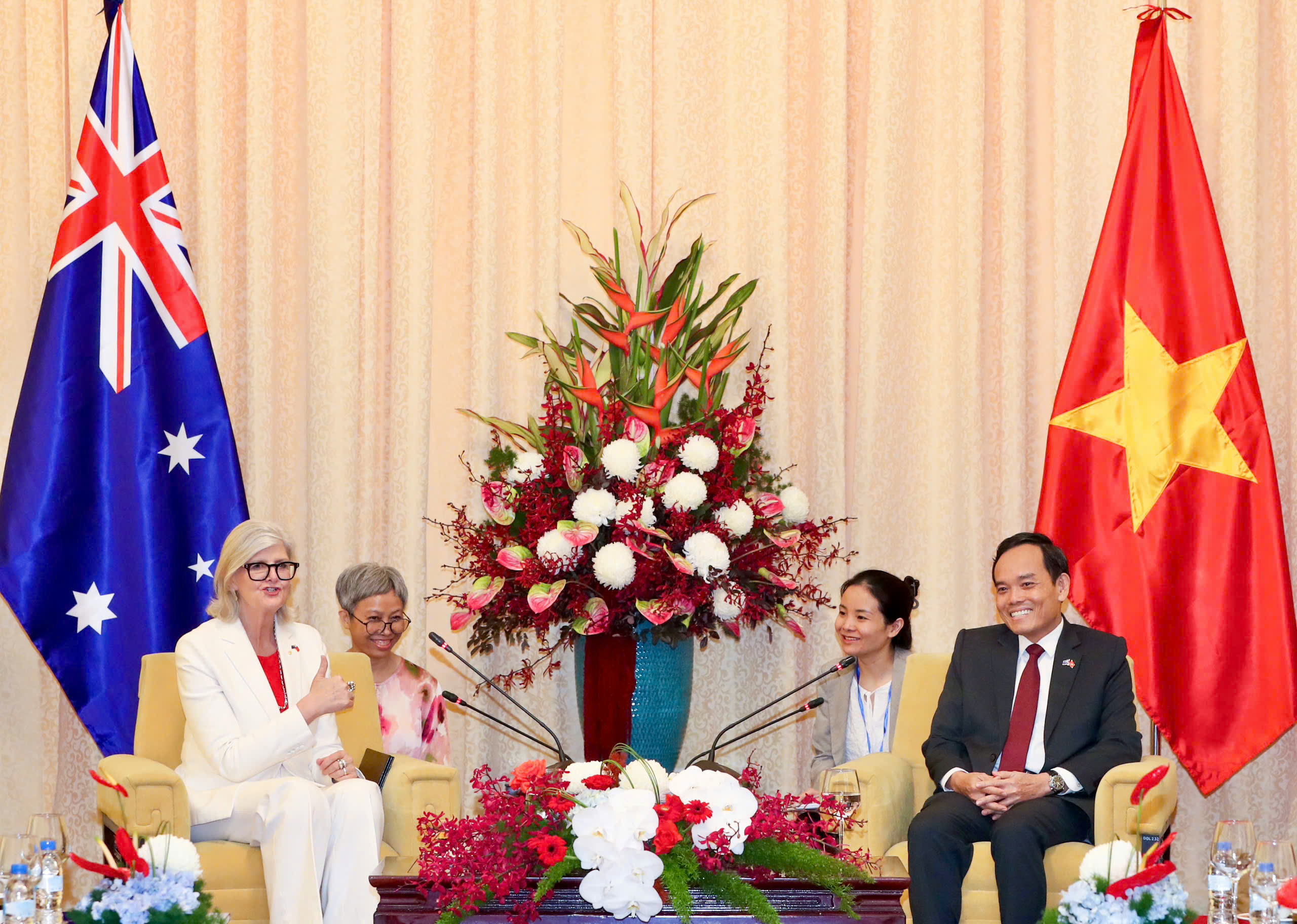 Bí thư Thành ủy TP HCM Trần Lưu Quang hội kiến Toàn quyền Úc- Ảnh 6.