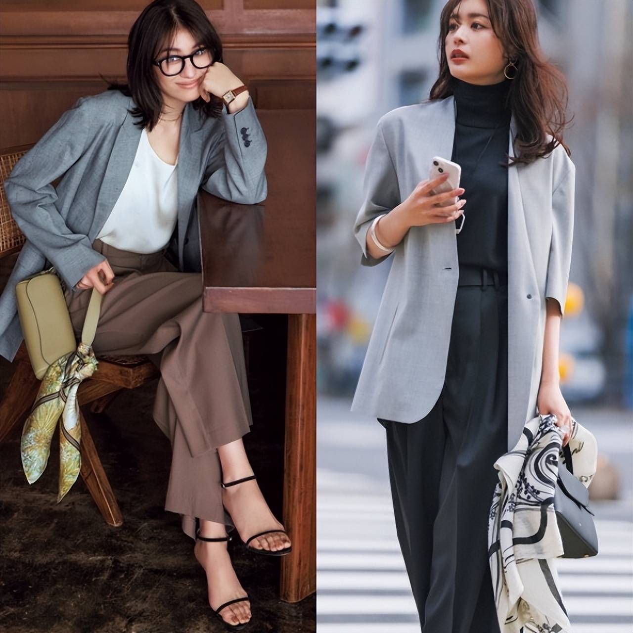 Bí quyết phối đồ với gam xám sang trọng: 4 mùa đều đẹp, tạm biệt sự quê mùa!- Ảnh 7.