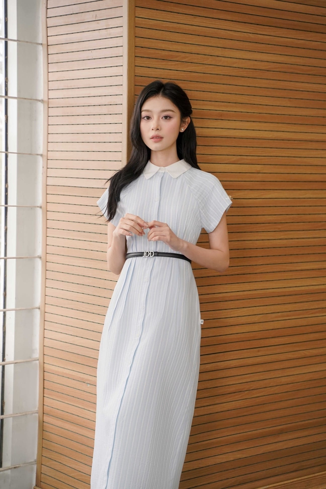 Biến hóa thành quý cô hiện đại với đầm sơ mi- Ảnh 4. Biến hóa thành quý cô hiện đại với đầm sơ mi- Ảnh 4.