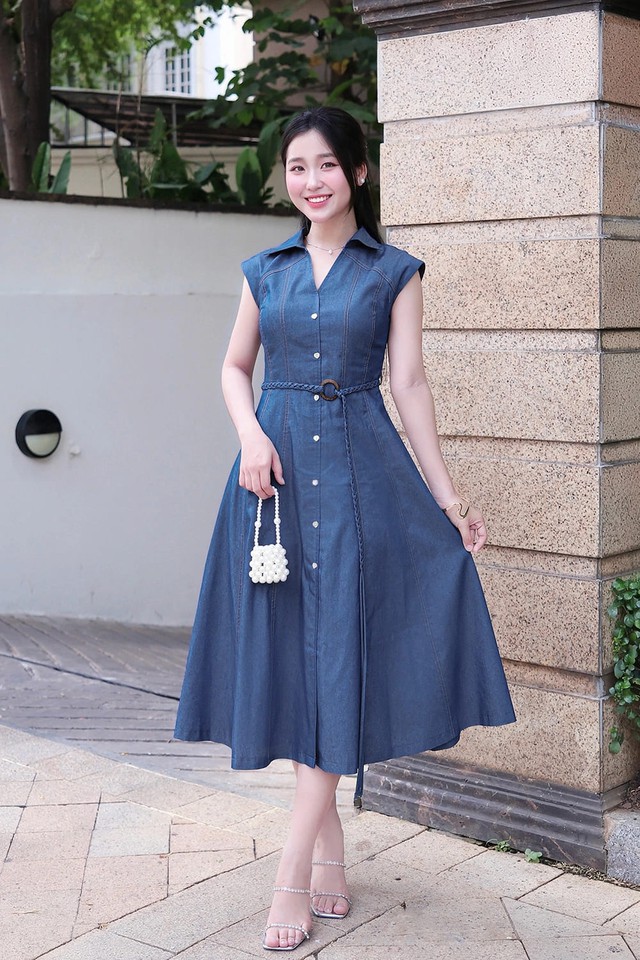 Biến hóa thành quý cô hiện đại với đầm sơ mi- Ảnh 8. Biến hóa thành quý cô hiện đại với đầm sơ mi- Ảnh 8.