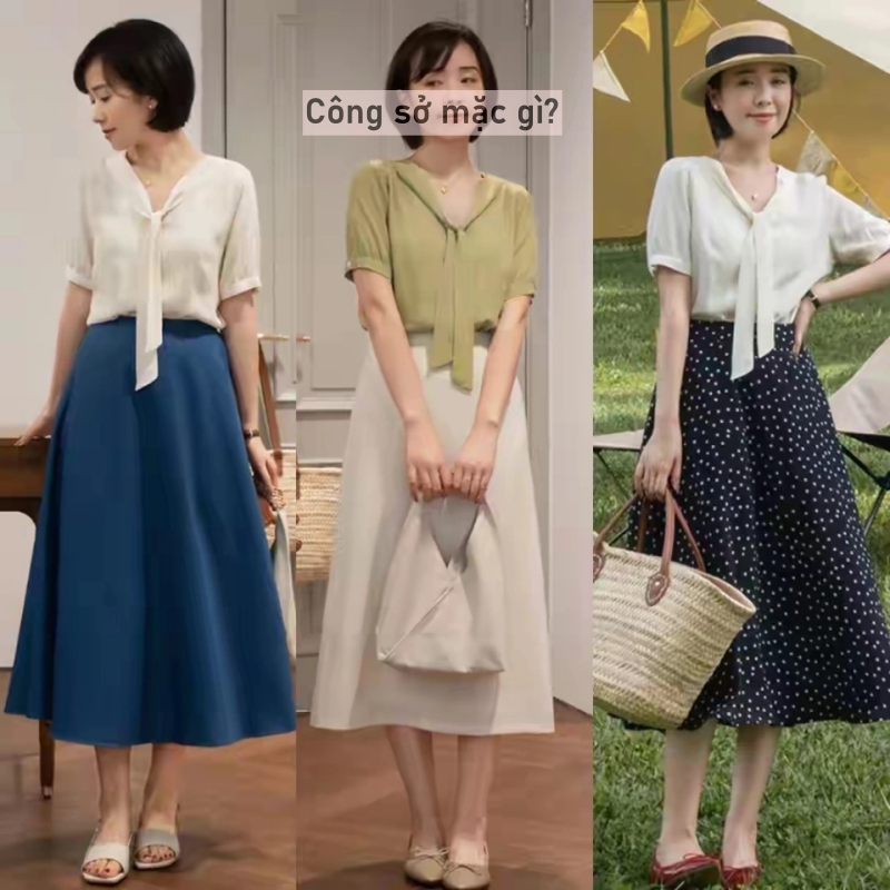 Qua tuổi 40, đừng mặc xuề xòa: chỉ cần mix váy với áo này là trẻ ra vài tuổi - Ảnh 10.