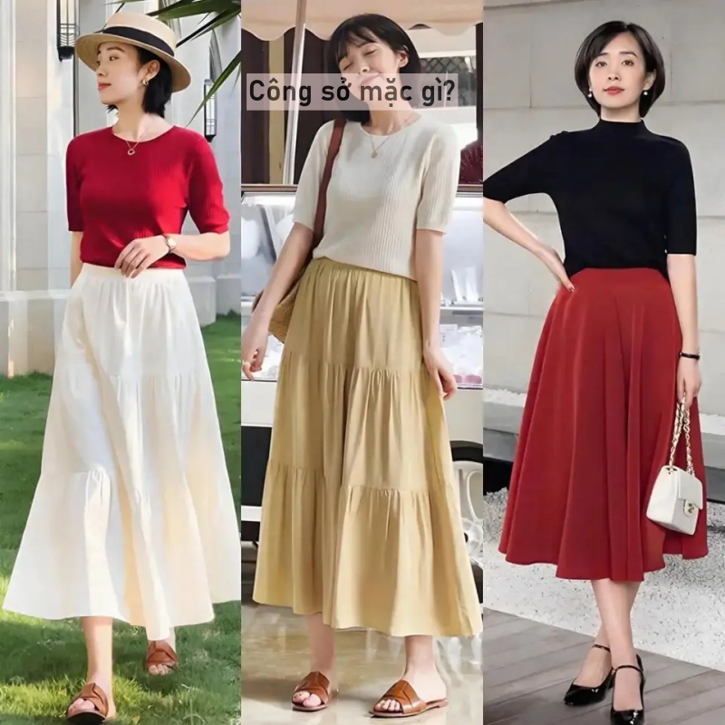 Qua tuổi 40, đừng mặc xuề xòa: chỉ cần mix váy với áo này là trẻ ra vài tuổi - Ảnh 14.