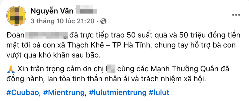 “Tổng tài” gây rối quán cafe tiếp tục bị tố phông bạt tiền từ thiện bão miền Trung- Ảnh 4.