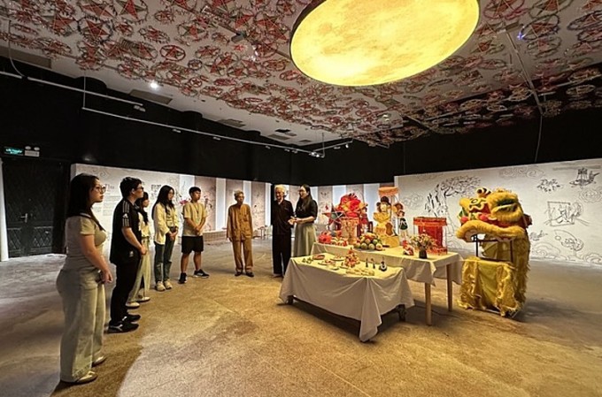 Ba điểm không nên bỏ lỡ chơi Tết Trung thu ở Hà Nội 4 Chương trình Tết Trung thu 2025 với chủ đề "Vui cùng trẻ thơ" và Không gian nghệ thuật sắp đặt "Sắc Thu". Ảnh: Bảo tàng Dân tộc học Việt Nam