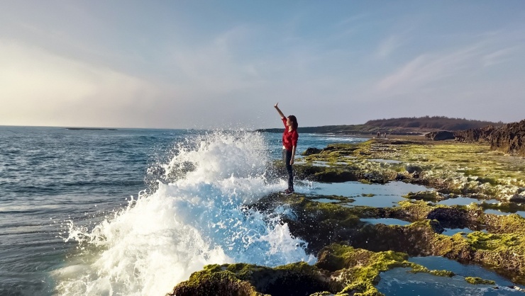 Rạn san hô ven biển Hòn Đỏ. Ảnh: Trung Van Nguyen