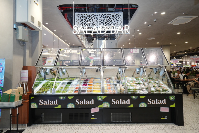 Khu vực thực phẩm chế biến sẵn Aeon Delica tại Văn Giang. Ảnh: Aeon Việt Nam