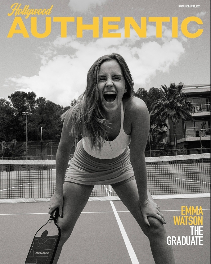 Emma Watson trên tạp chí Hollywood Authentic. Ảnh: Hollywood Authentic