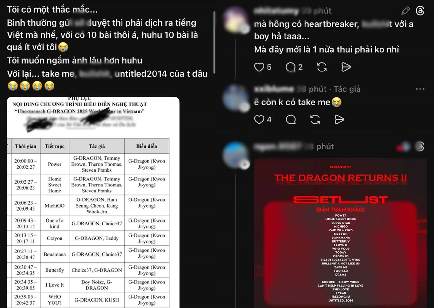 G-DRAGON chỉ biểu diễn 10 bài hát ở concert Hà Nội?- Ảnh 3.