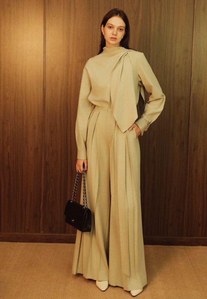 Quần ống rộng vừa thoải mái lại thời thượng, 'cân' đẹp  mọi vóc dáng- Ảnh 5.