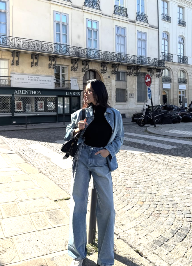 Áo cổ lọ trung tính khẳng định vẻ đẹp thời thượng ngày thu- Ảnh 3.