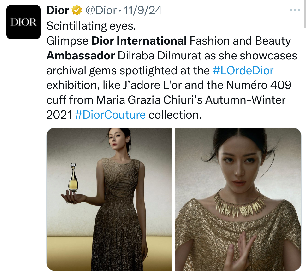 Địch Lệ Nhiệt Ba chưa thoát drama: Ảnh đẹp long lanh tại show Dior là giả, bị hãng cho mặc đồ giá trị thấp?- Ảnh 14.