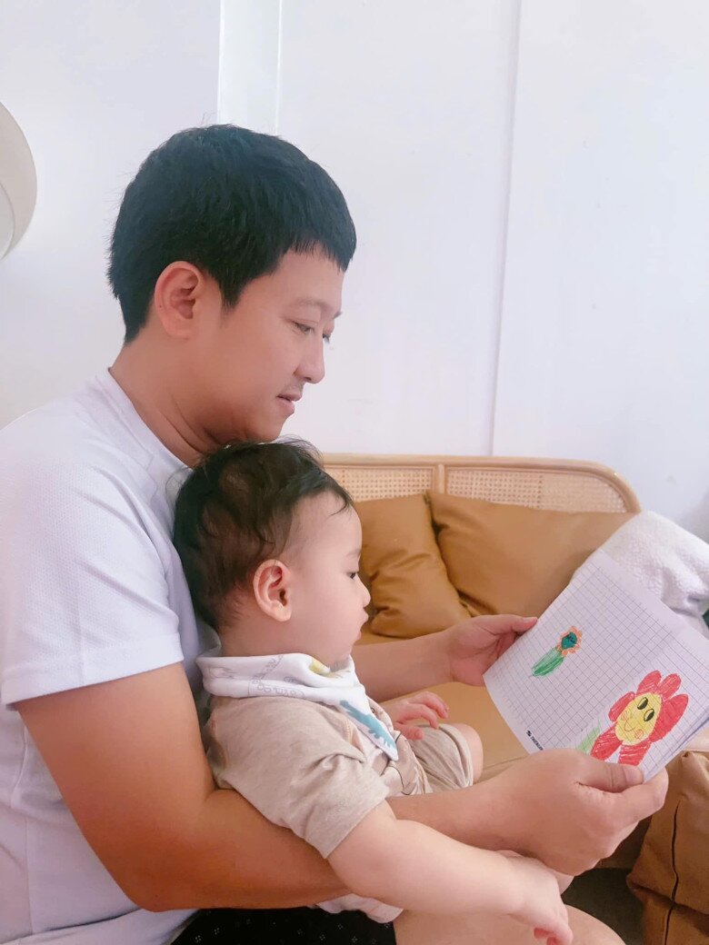 Trường Giang đảm nhận vai trò nghiêm khắc trong việc nuôi dạy các con.