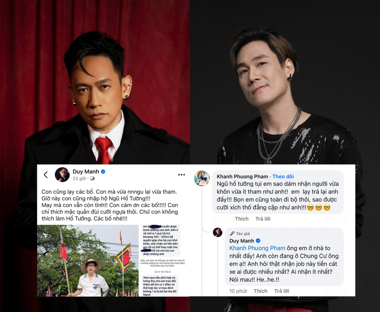 Duy Mạnh “khẩu chiến” trên mạng với Khánh Phương, đại diện phản hồi thế nào về việc biểu diễn sự kiện của web cá độ?- Ảnh 2.