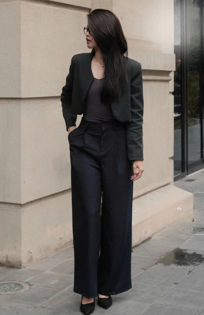 Những outfit bắt mắt của áo lửng và váy dài - Ảnh 9.