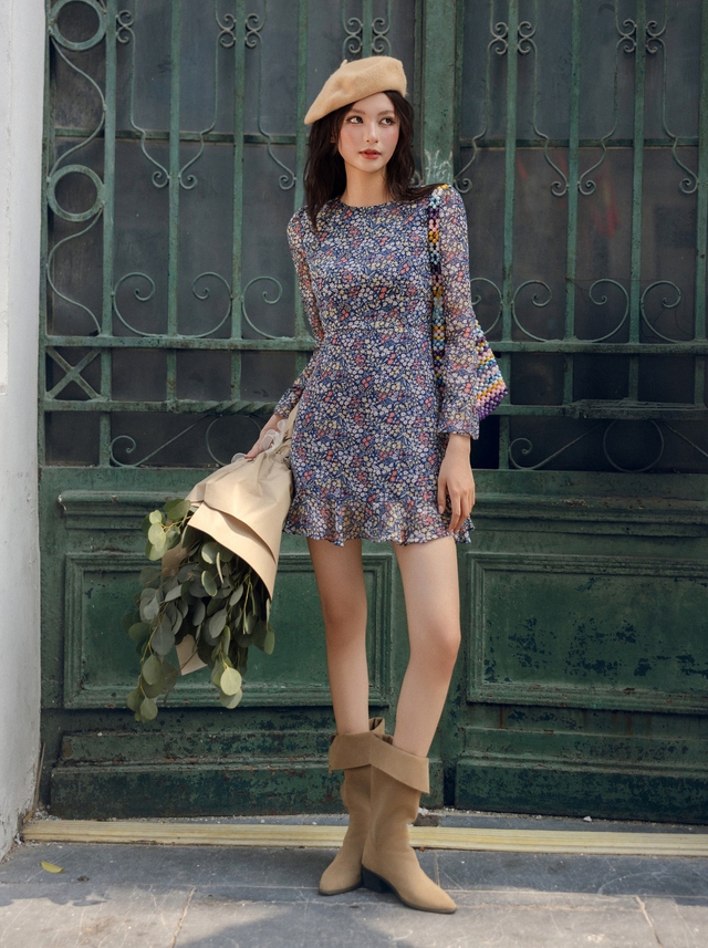 Váy hoa nhí vào mùa được ưu tiên- Ảnh 4. Váy hoa nhí vào mùa được ưu tiên- Ảnh 4.