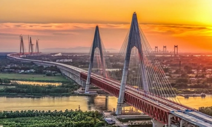 Hình dáng của cầu Mã An Sơn sau khi hoàn thành. Ảnh: Peoples Daily