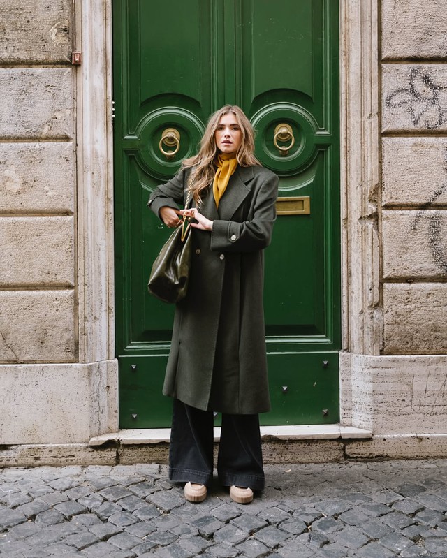 Phong cách sang trọng, đẳng cấp với sắc xanh rêu, xanh ô liu - Ảnh 7.