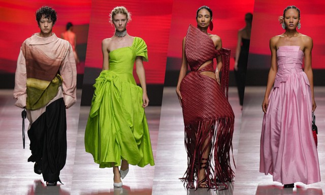 Nhà thiết kế Việt mang lụa Lãnh Mỹ A đến Tuần lễ thời trang Milan- Ảnh 4.