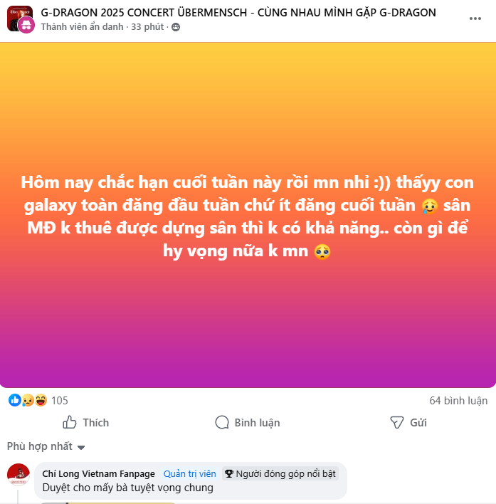 Nhiễu loạn thông tin concert G-Dragon tại Mỹ Đình cuối năm nay- Ảnh 5.