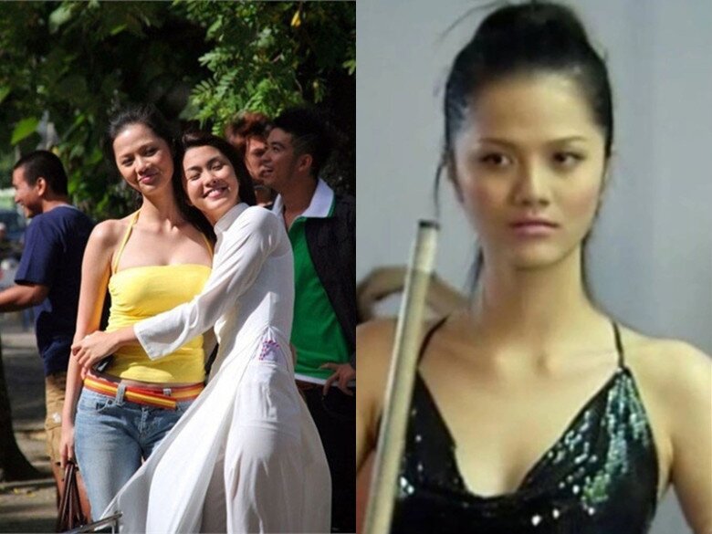 Trong Bỗng Dưng Muốn Khóc, Vân Anh (vai Ngọc Diệp, phải) ghi dấu ấn với gương mặt xinh đẹp, sắc sảo cùng gu thời trang quyến rũ, khiến nhân vật phản diện này vẫn được khán giả nhớ đến sau nhiều năm