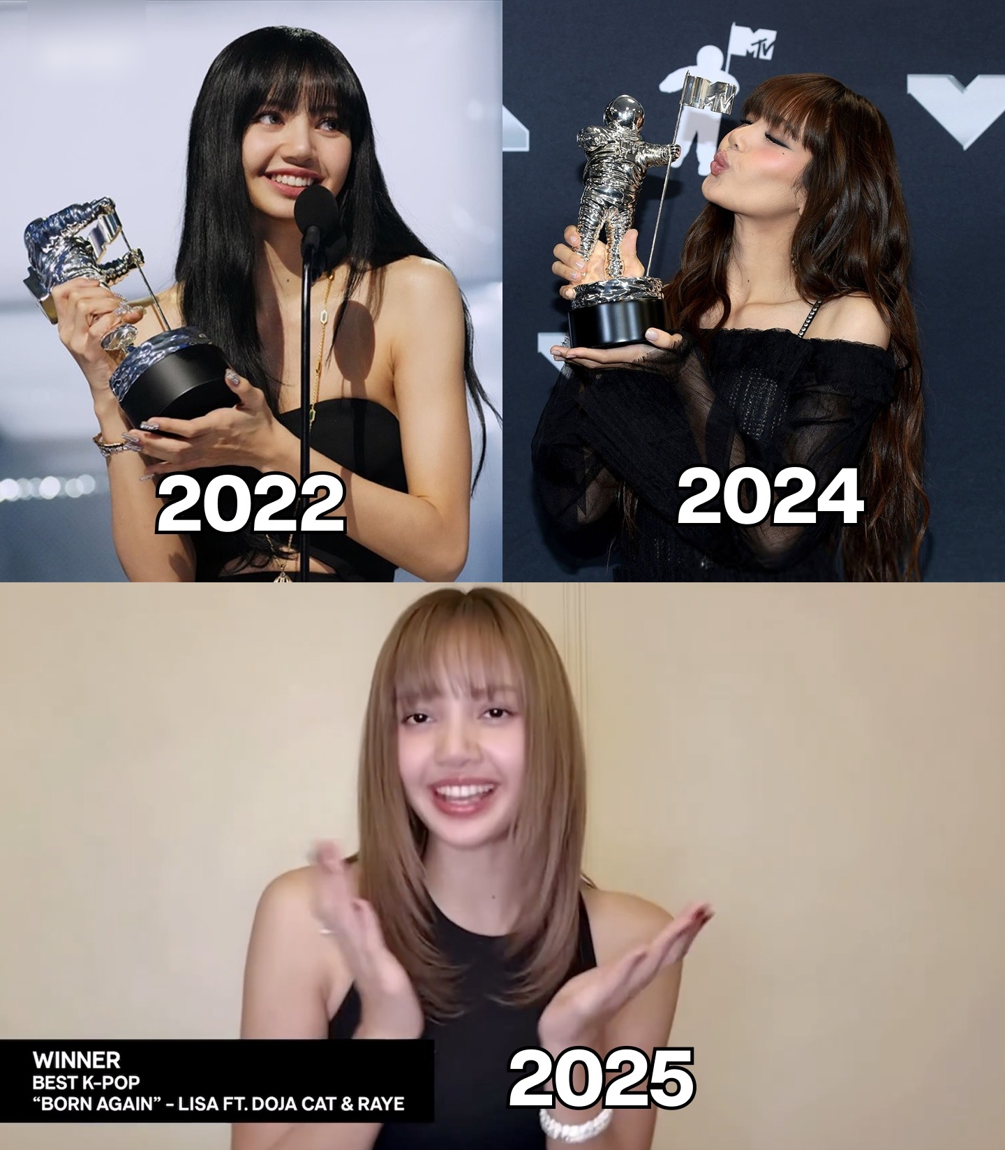 VMAs 2025: Rosé - Lisa (BLACKPINK) nắm tay nhau làm nên lịch sử, Taylor Swift “trắng tay”- Ảnh 2.