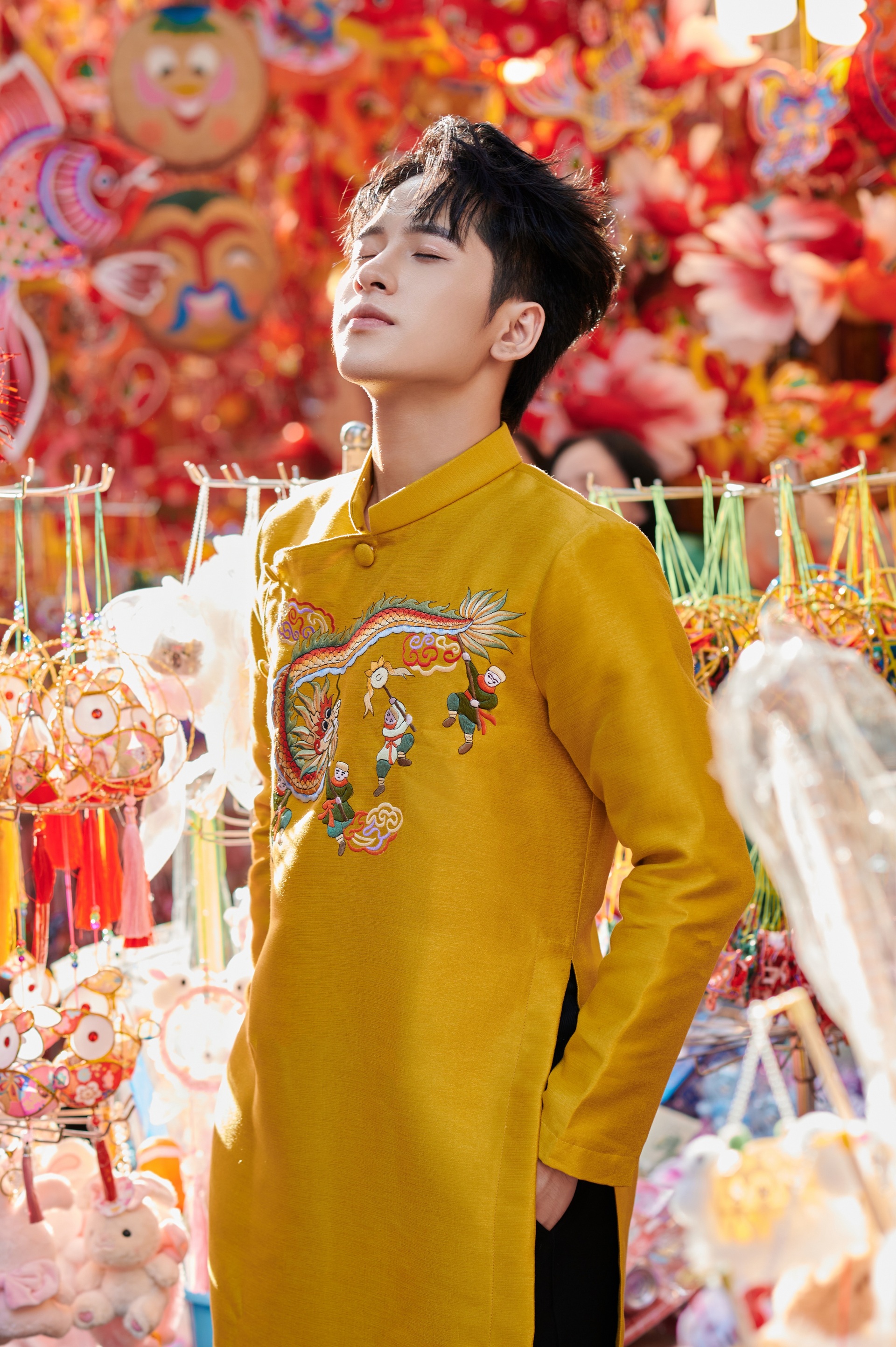 Á vương Hà Nội chia sẻ bí quyết diện áo dài nam vừa sành điệu vừa thoải mái - 4