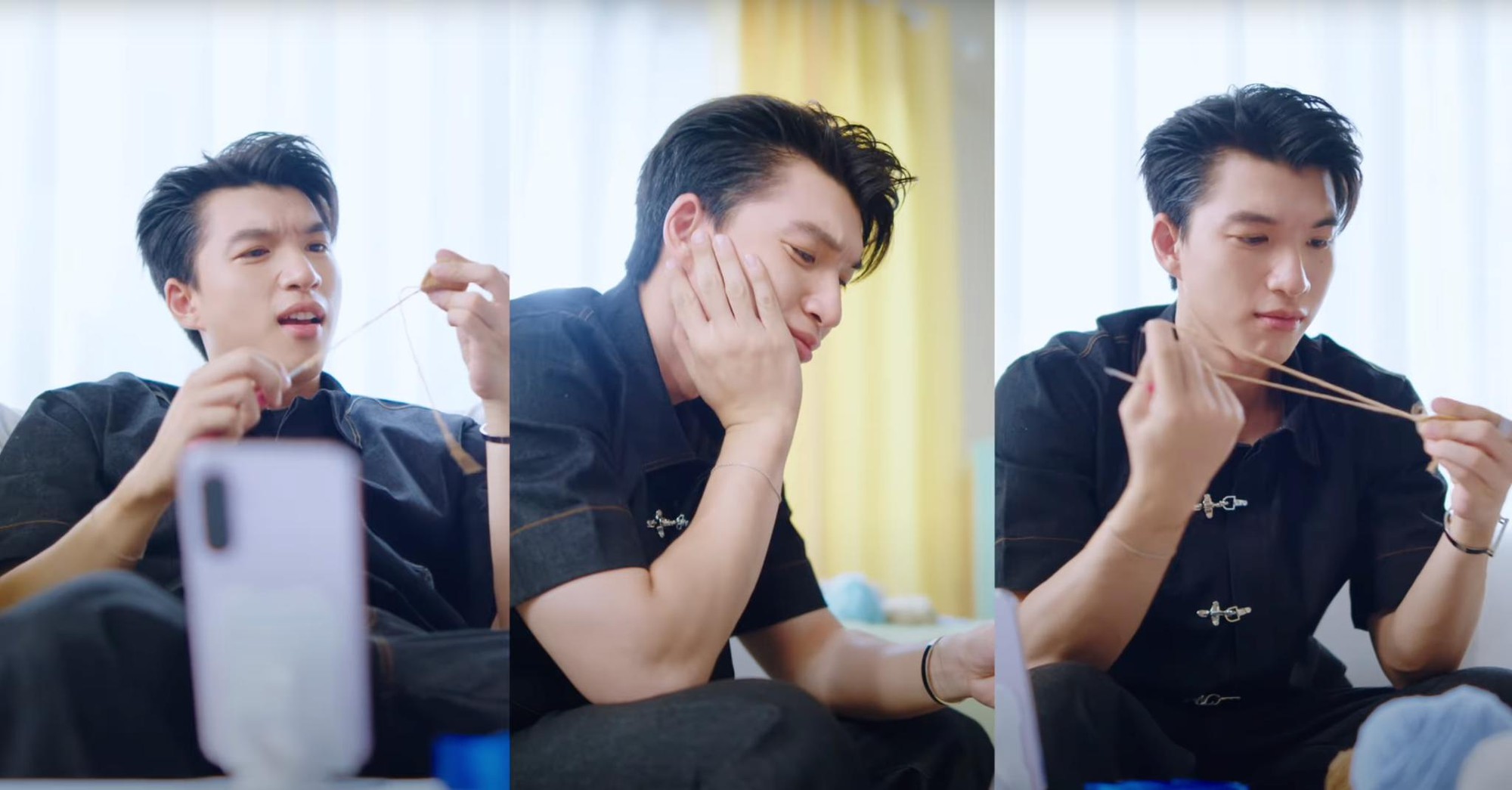 Hết làm ảo thuật, HIEUTHUHAI lại trổ tài đan móc khoá tặng SUNDAYs- Ảnh 4.