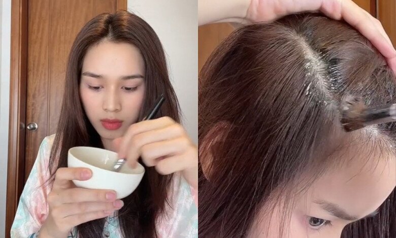 Bí quyết để làm đẹp tóc của nàng hậu không hề tốn kém mà rất dễ kiếm, dễ làm.