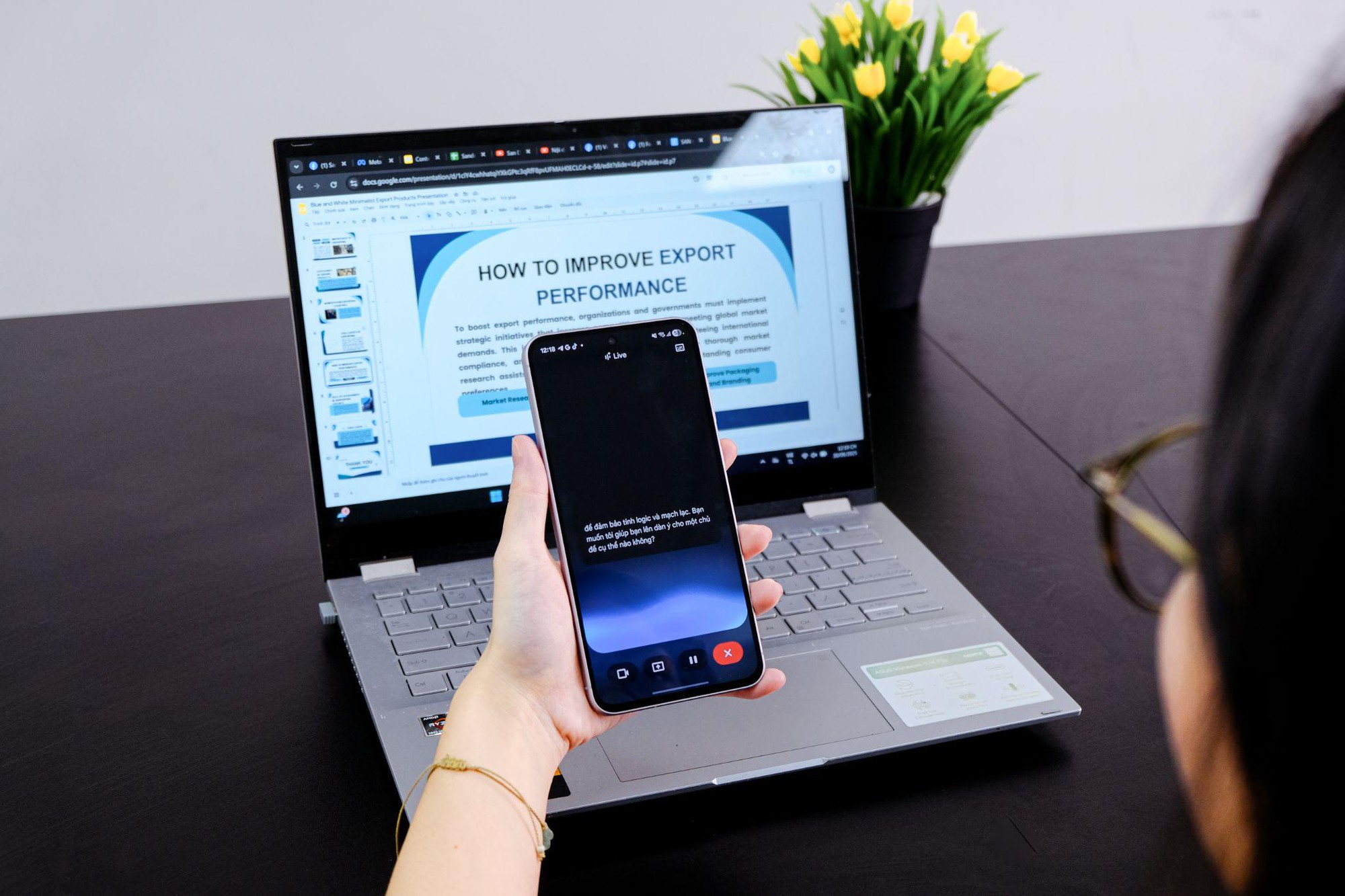 Sinh viên hết “đọc slide” từ đây: bật Gemini Live trên Galaxy A56 5G, biến lớp học thành show diễn thực thụ- Ảnh 3.