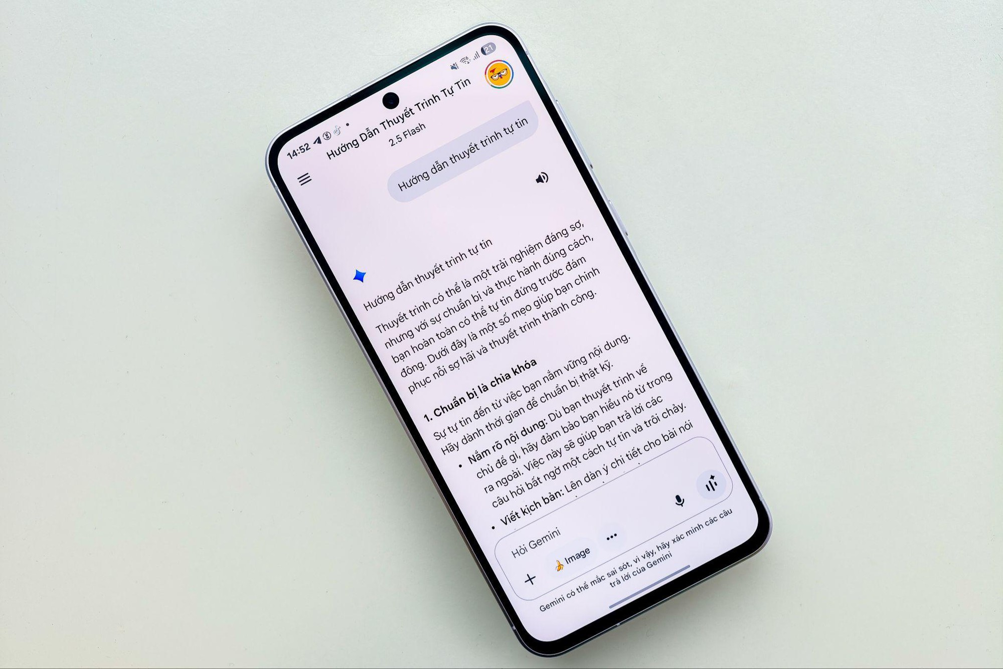 Sinh viên hết “đọc slide” từ đây: bật Gemini Live trên Galaxy A56 5G, biến lớp học thành show diễn thực thụ- Ảnh 6.