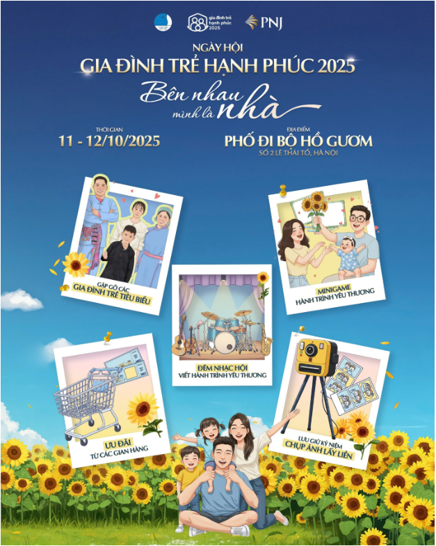 Ngày hội Gia đình trẻ hạnh phúc 2025: Bên nhau, mình là Nhà – Viết hành trình yêu thương - Ảnh 2.