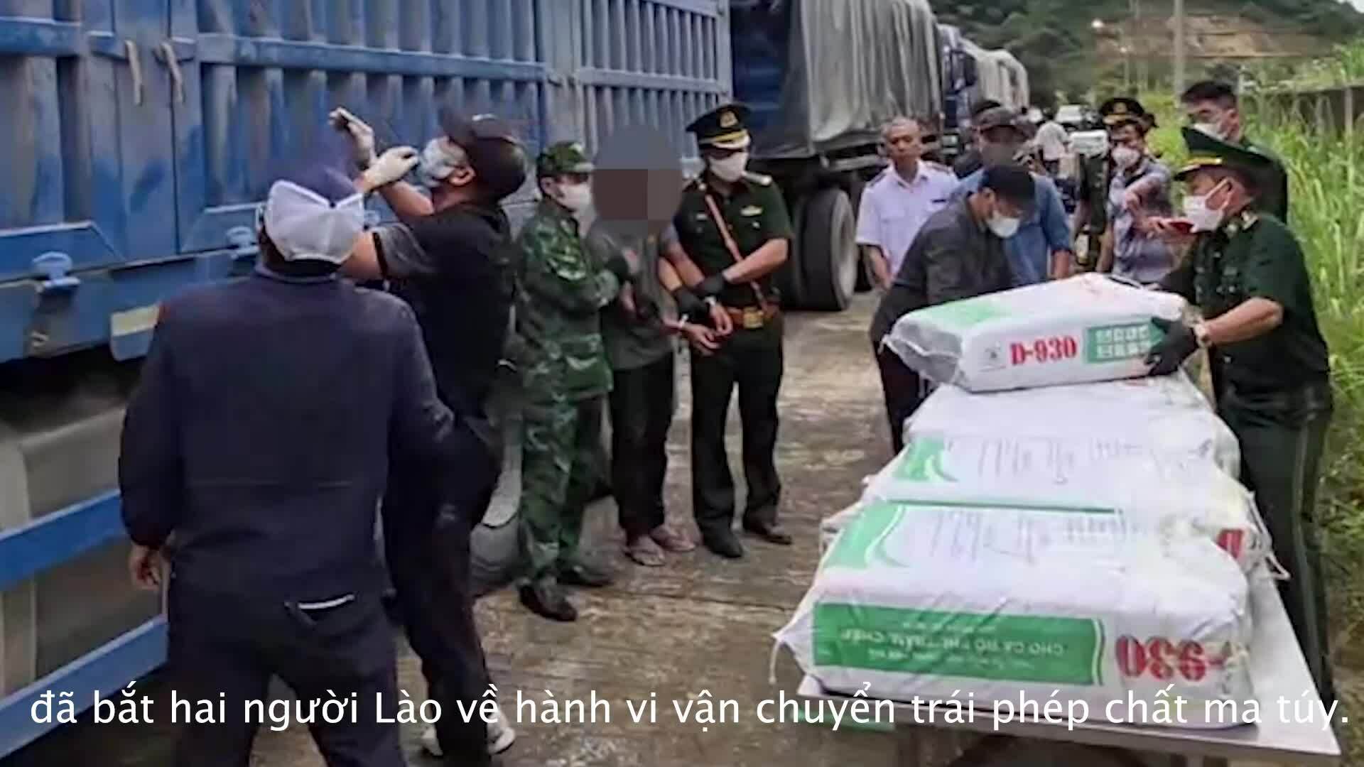 Cuộc vây bắt 500 kg ma túy trên hai xe đầu kéo