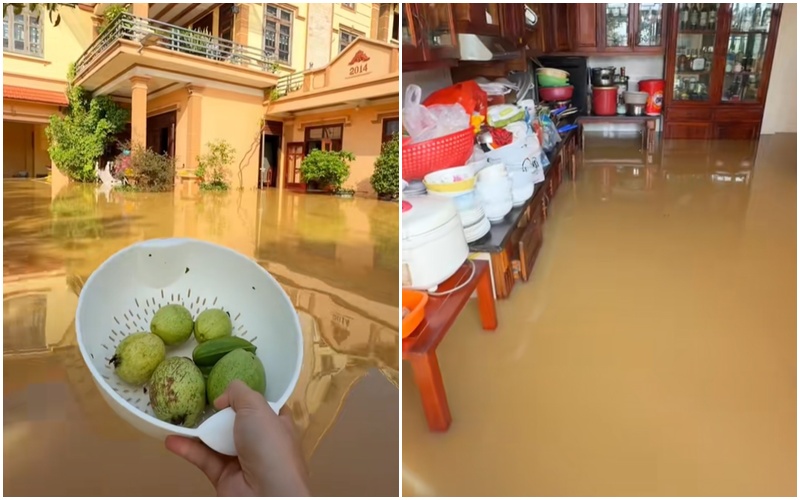 Chồng Bắc Ninh lội nước lũ lịch sử nấu "cơm cữ của Hoàng hậu" hút triệu view - Ảnh 4.