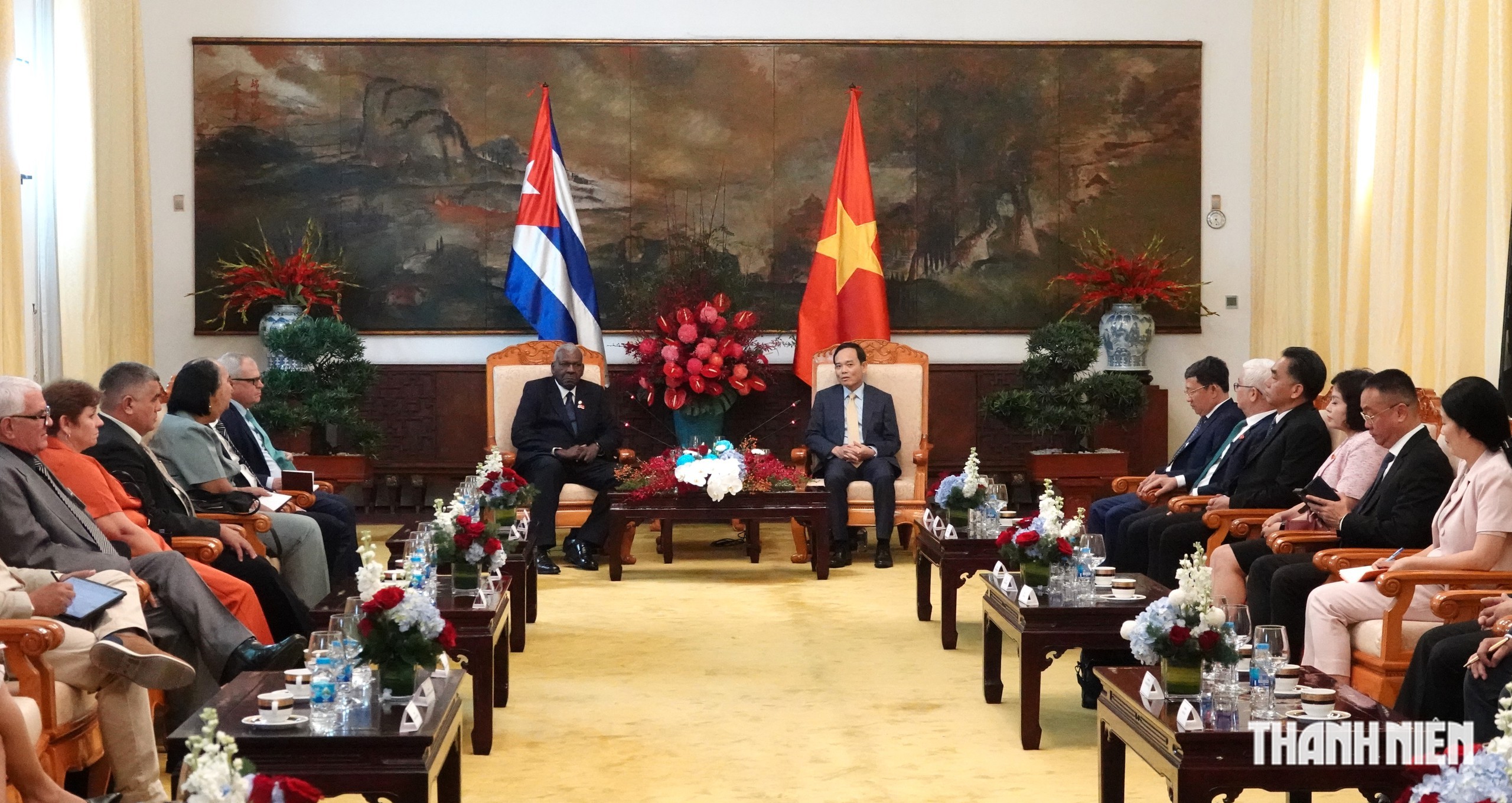 Bí thư Thành ủy TP.HCM Trần Lưu Quang hội kiến Chủ tịch Quốc hội Cuba- Ảnh 3.