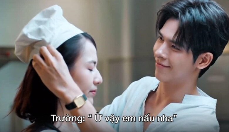 Chủ du thuyền gây tranh cãi trên VTV khoe bữa cơm cùng bạn thân Phương Oanh, khán giả thi nhau nói thiếu 1 thứ! 2 Một đoạn thoại của cặp đôi “Gió ngang khoảng trời xanh” cho thấy nữ chính thích ăn cơm nhà và vào bếp nấu cho bạn trai của mình.