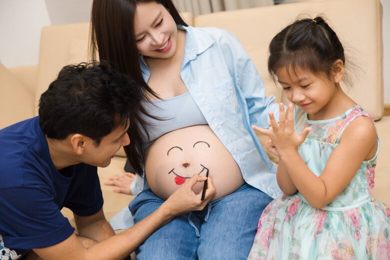 Vũ Ngọc Ánh tận hưởng thai kỳ khi làm mẹ lần 2.