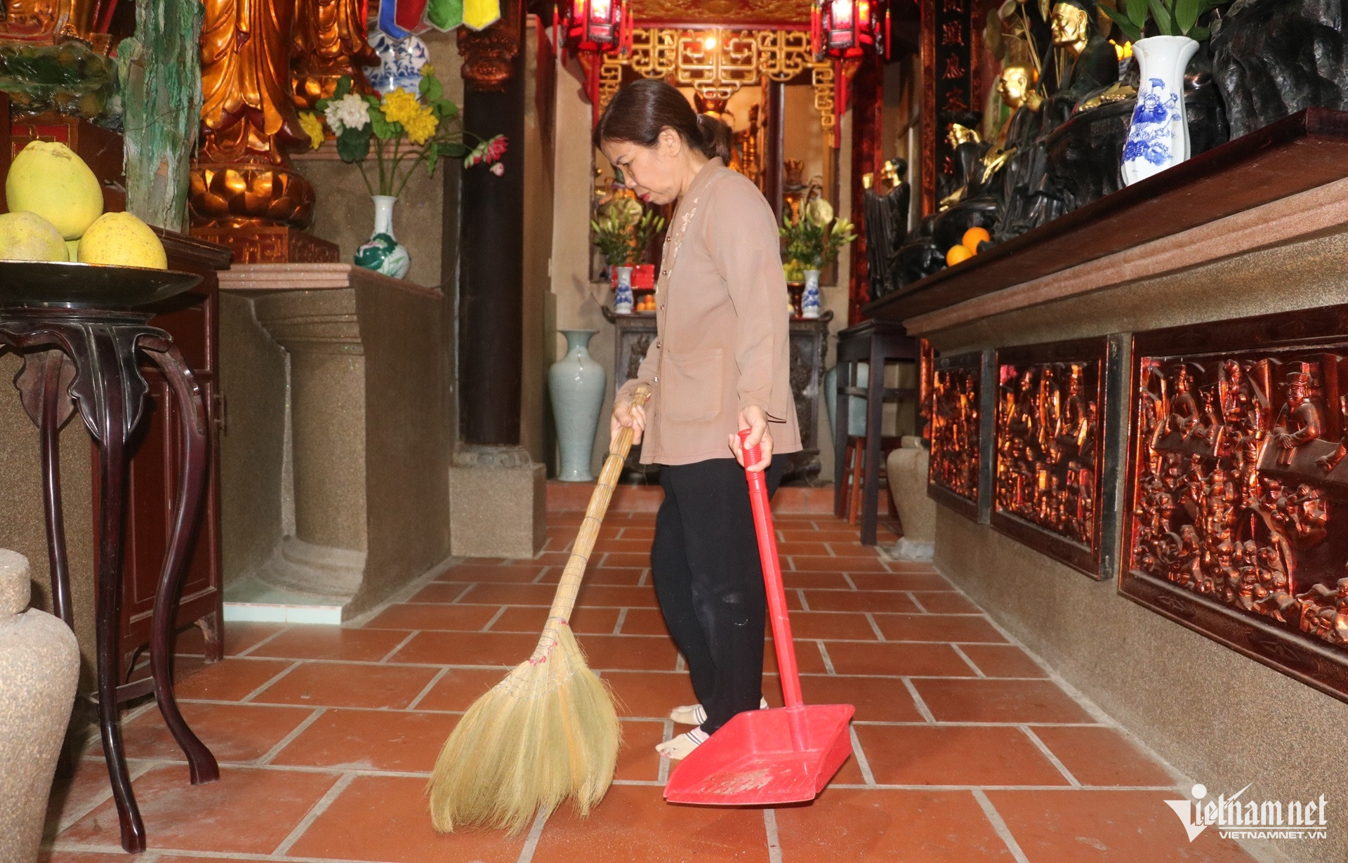 Bên trong chùa Linh Phong nơi kim quan Trưởng lão Hòa Thượng Thích Trí Tịnh nhập tháp - Ảnh 4.