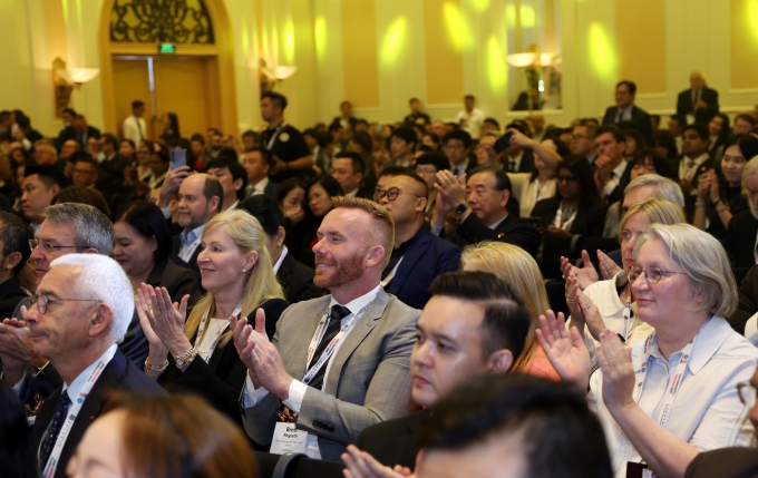 Hội nghị có sự tham dự của 600 khách mời đến từ nhiều quốc gia. Ảnh: VGP