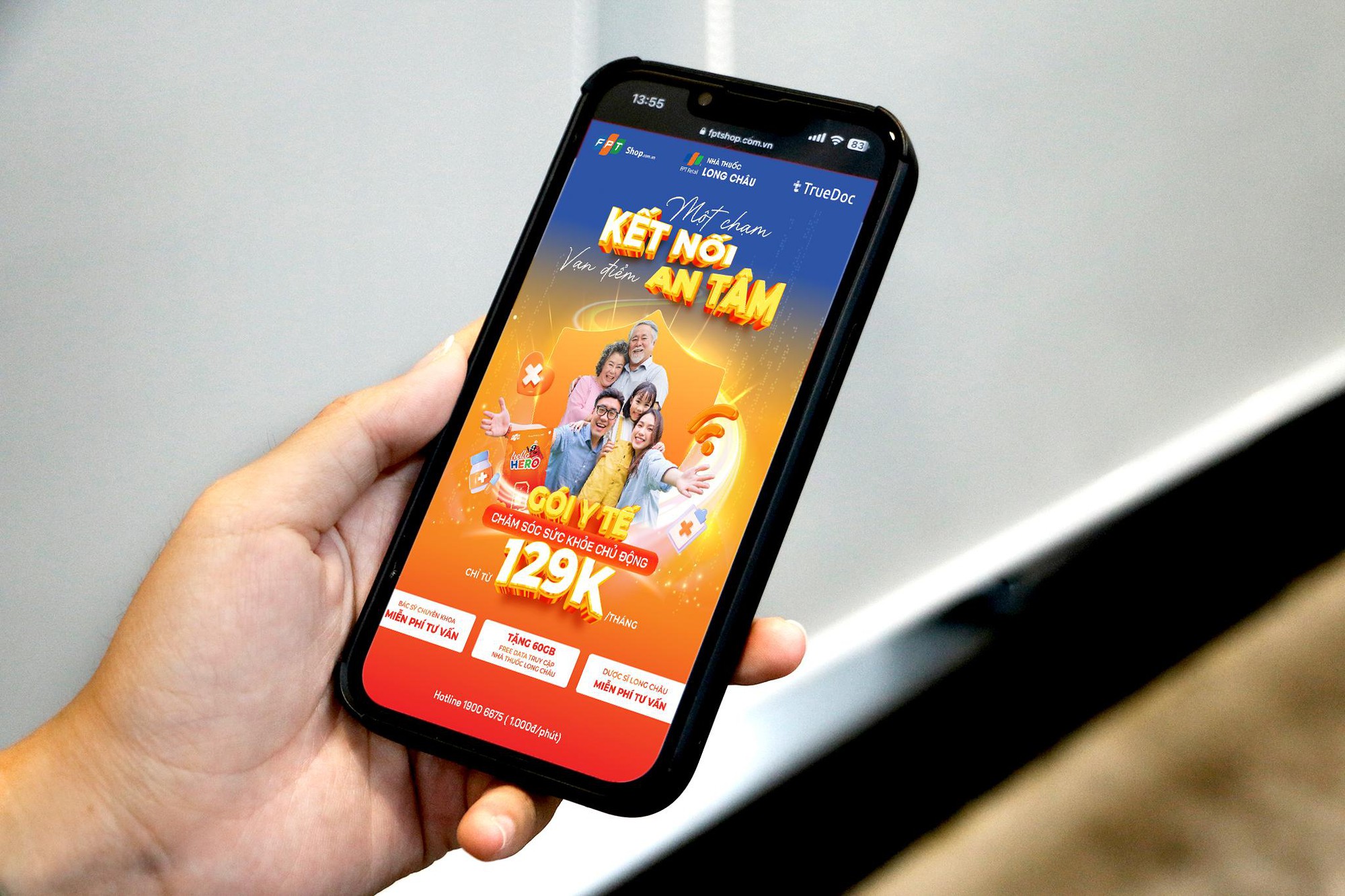 Mạng di động FPT, FPT Long Châu cùng TrueDoc ra mắt gói cước y tế, giá chỉ từ 129.000 đồng- Ảnh 2.
