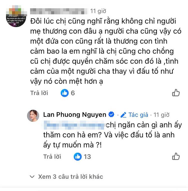 Lan Phương lên tiếng trước nghi vấn ngăn cản chồng cũ đến thăm con - Ảnh 2. Lan Phương lên tiếng trước nghi vấn ngăn cản chồng cũ đến thăm con - Ảnh 2.