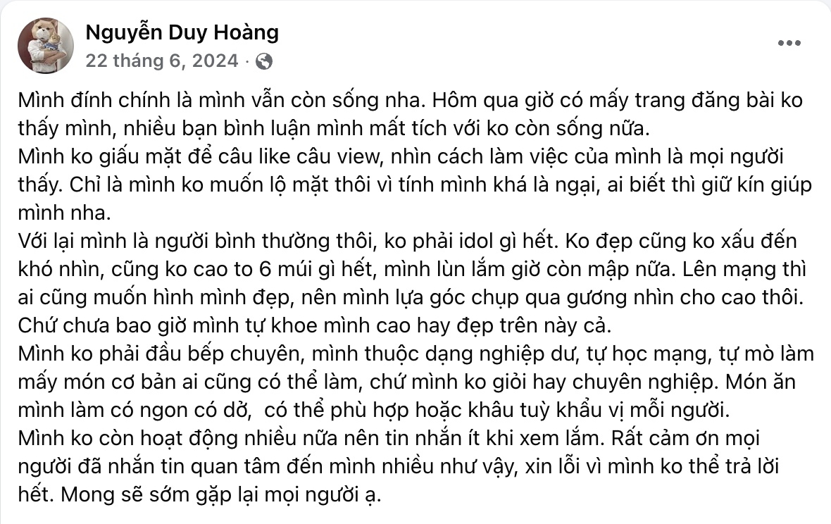 Rộ tin 1 nhân vật đình đám nấu ăn mùa dịch đã trở lại- Ảnh 2.